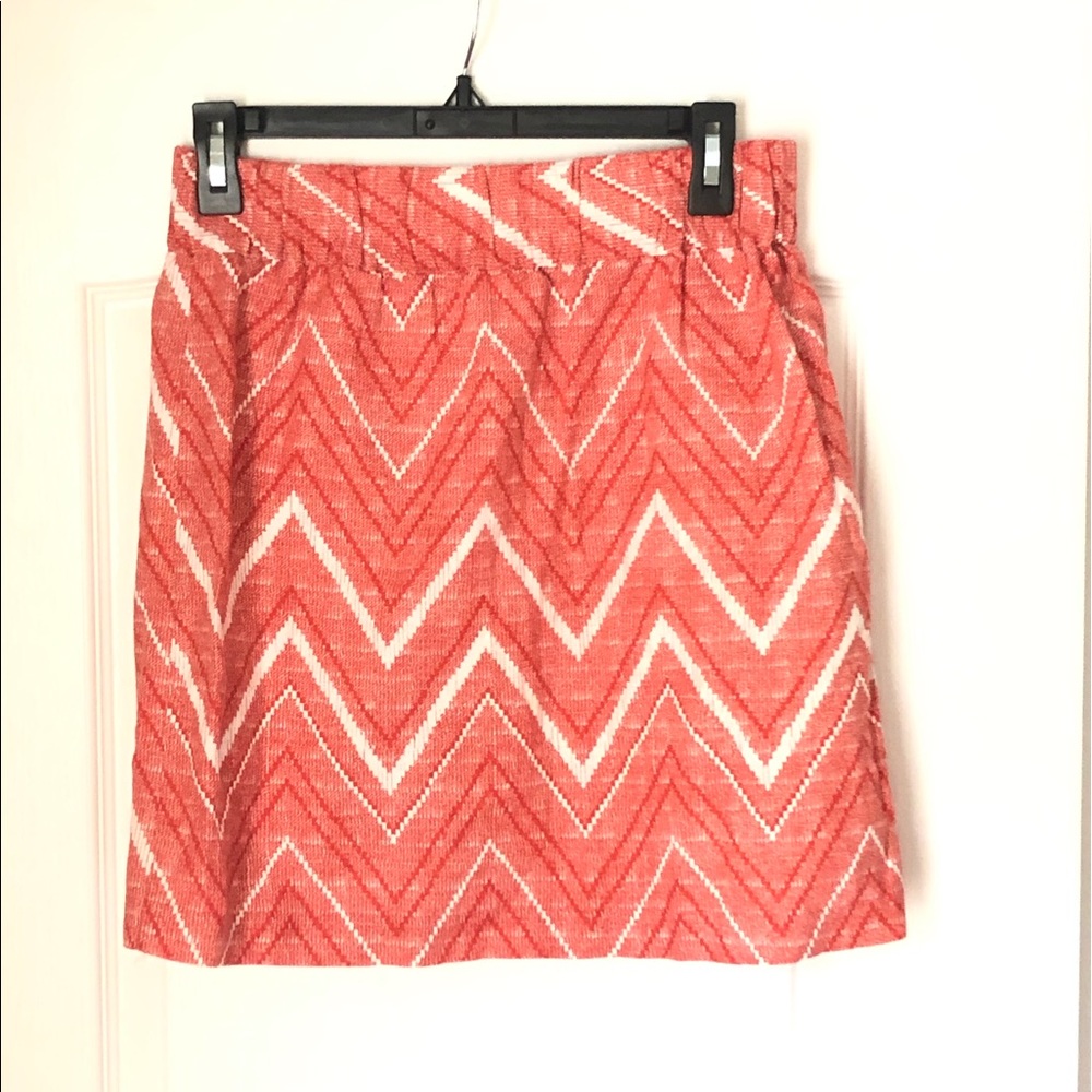 Banana Republic mini chevron skirt